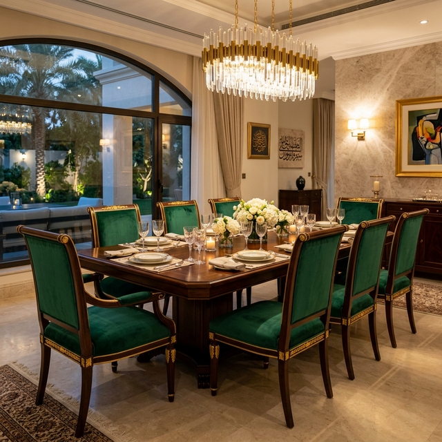 تنجيد وتصليح غرف الطعام والسفرة في الكويت